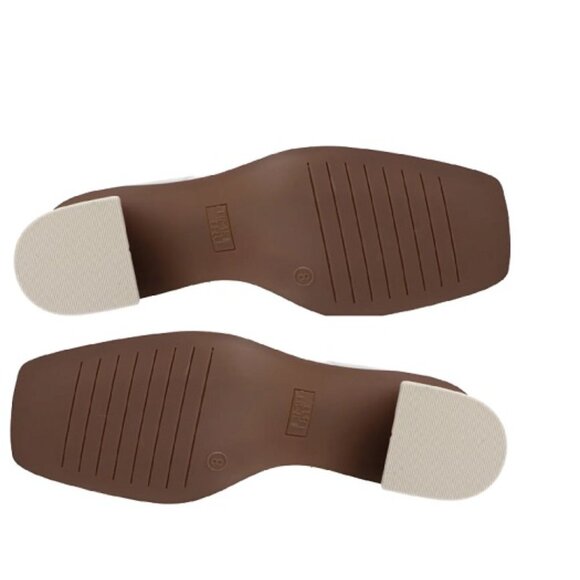 Time and Tru Womens Square-Toe Dress Memory-Foam Insole Bootie Size 11 White NWT - Picture 5 of 5